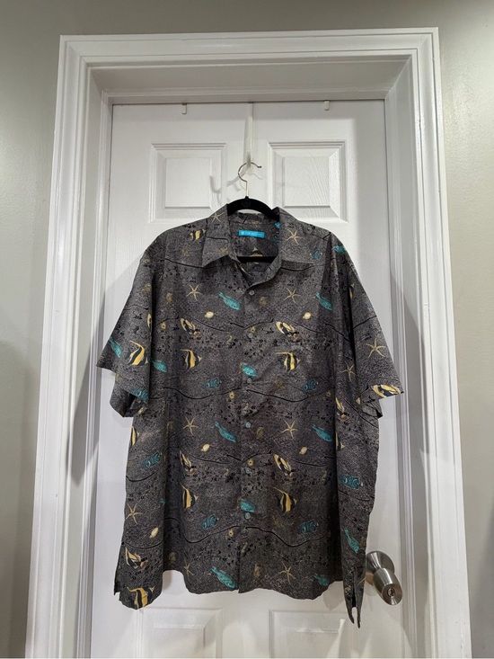 Tori Richard Other - Tori Richard Fish Shells Oceanic Shirt